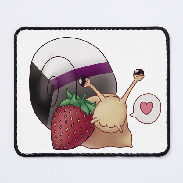 Item preview, Demisexual Strawberry Pride Snail designed and sold by PrideSnails.