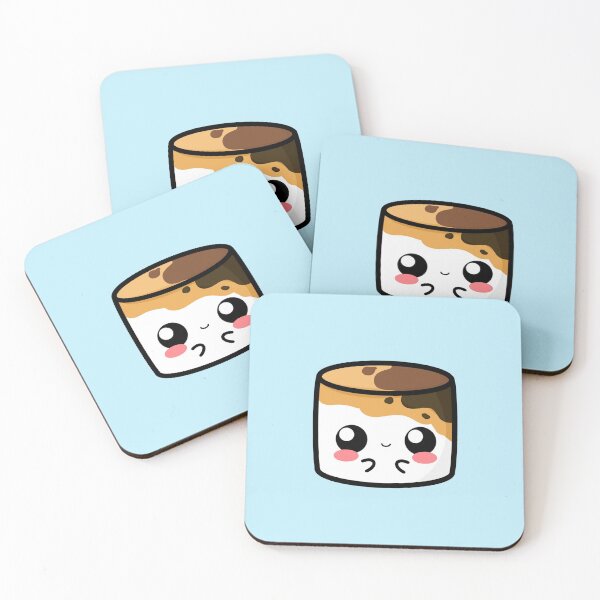Item preview, Cute Cartoon Marshmallow || Toasty || Kawaii designed and sold by cookingwithten.
