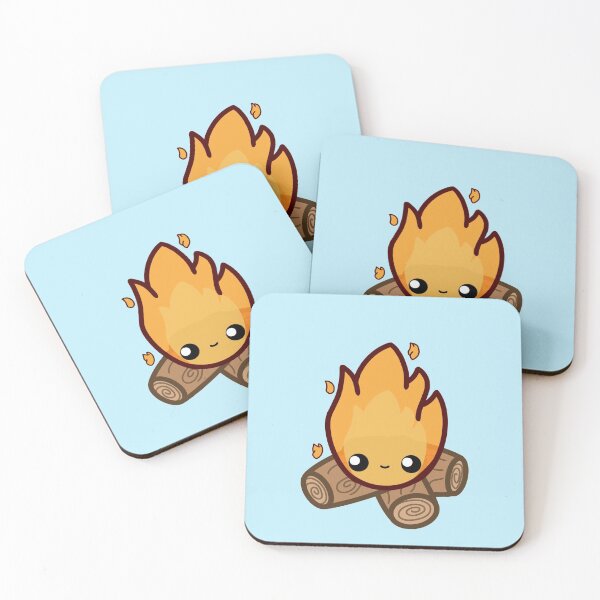 Item preview, Cute Cartoon Fire || Toasty || Kawaii designed and sold by cookingwithten.
