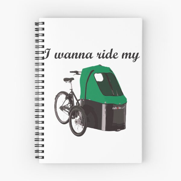 Item preview, I wanna ride my Nihola bakfiets Cargobike - Dark Green designed and sold by ActuallyDawn.