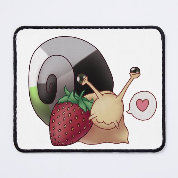 Item preview, Agender Strawberry Pride Snail designed and sold by PrideSnails.