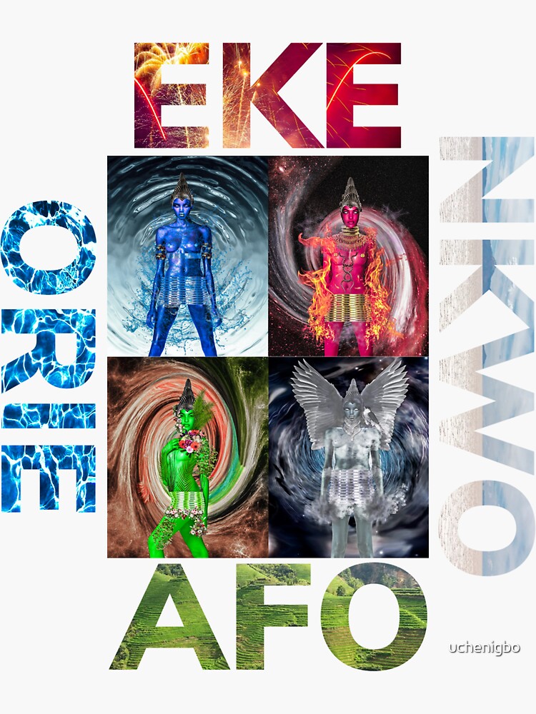 "Igbo / African Spirituality EKE ORIE AFO NKWO by SIRIUS UGO ART