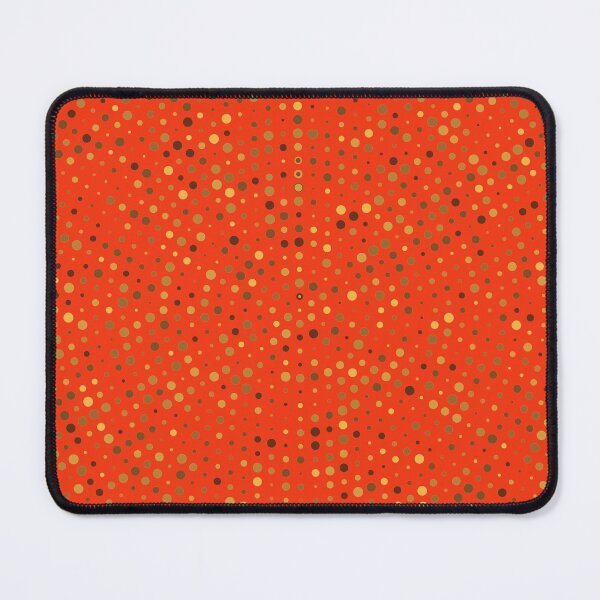 Item preview, Dots on the Rings Over Vivid Coral  designed and sold by Ksaavet.