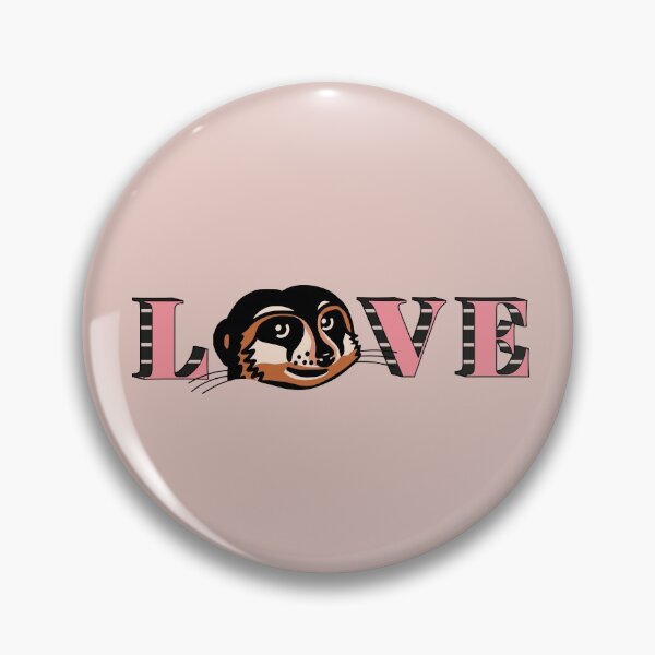Item preview, Meerkat Love designed and sold by okpinsArtDesign.