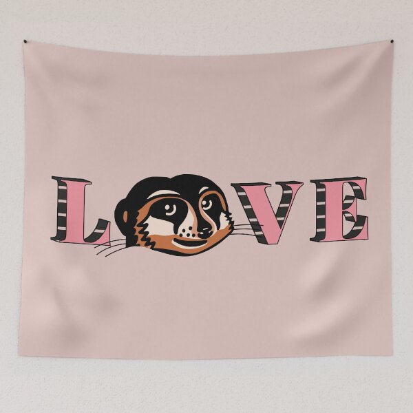 Item preview, Meerkat Love designed and sold by okpinsArtDesign.