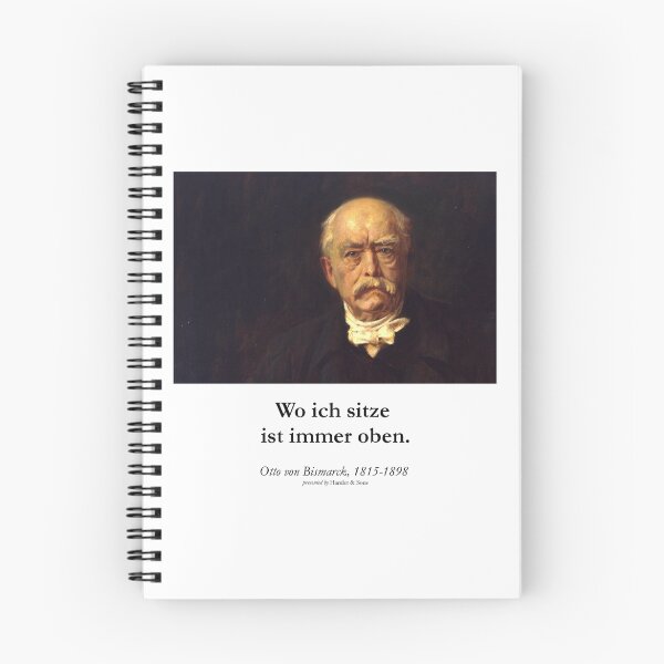 Artikelvorschau, Otto von Bismarck - Wo ich sitze ist immer oben entworfen und verkauft von Hamlet & Sons.