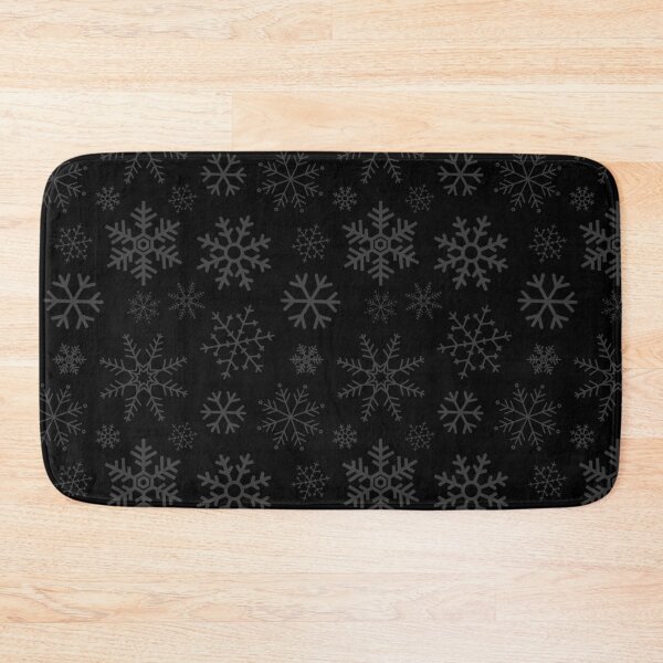 Item preview, Black Winter Simple Snowflake Pattern designed and sold by JABG-01.
