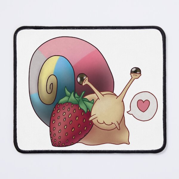 Item preview, Genderflux Strawberry Pride Snail designed and sold by PrideSnails.