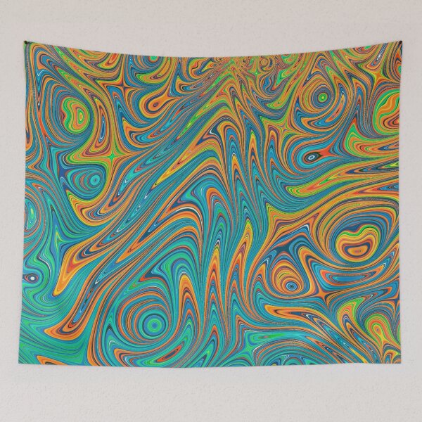 Item preview, Colorful Psychedelic Abstract designed and sold by Ksaavet.