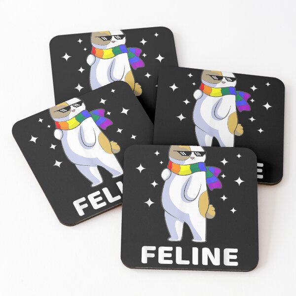 Item preview, Feline The Purride LGBT Gay Pride Cat designed and sold by LucaAndreien.