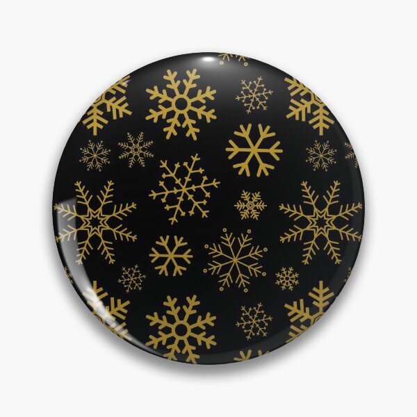 Item preview, Gold Winter Simple Snowflake Pattern designed and sold by JABG-01.