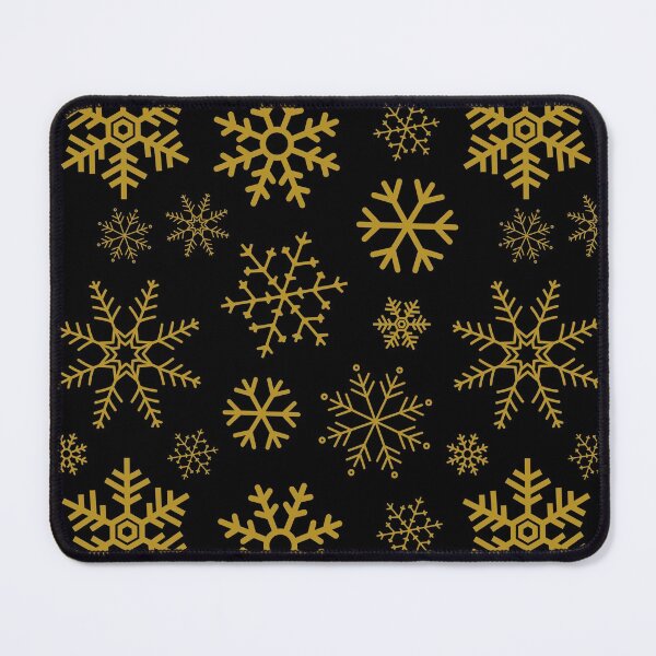 Item preview, Gold Winter Simple Snowflake Pattern designed and sold by JABG-01.