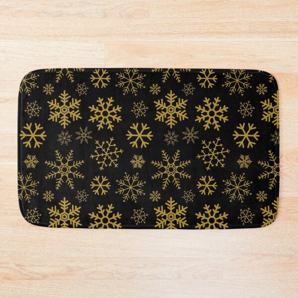 Item preview, Gold Winter Simple Snowflake Pattern designed and sold by JABG-01.