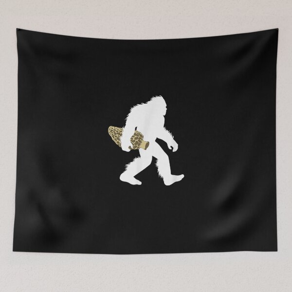 Item preview, Bigfoot With Morel Mushroom Sasquatch Fungi designed and sold by LucaAndreien.