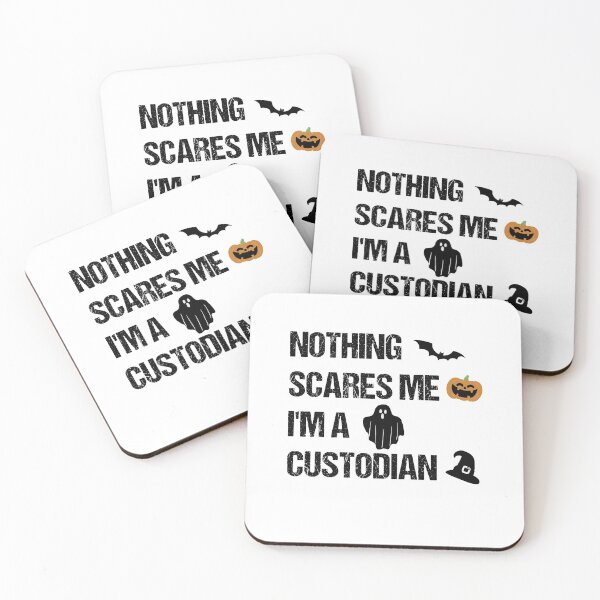 Item preview, Nothing Scares Me I'm A Custodian designed and sold by imaneless.
