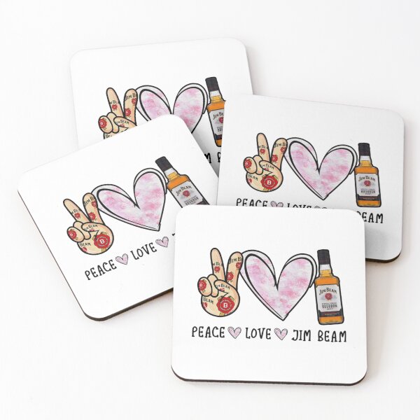 Item preview, Peace Love Jim Beam T Shirt, Sweatshirt, Tank Tops, Hoodie   designed and sold by Adawegamig.