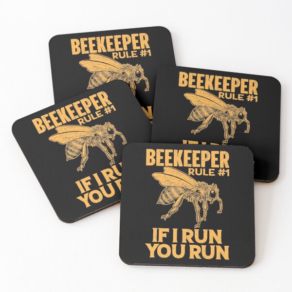 Item preview, Beekeeper If I Run You Run Bumble Bee Humour designed and sold by GravitiTees.