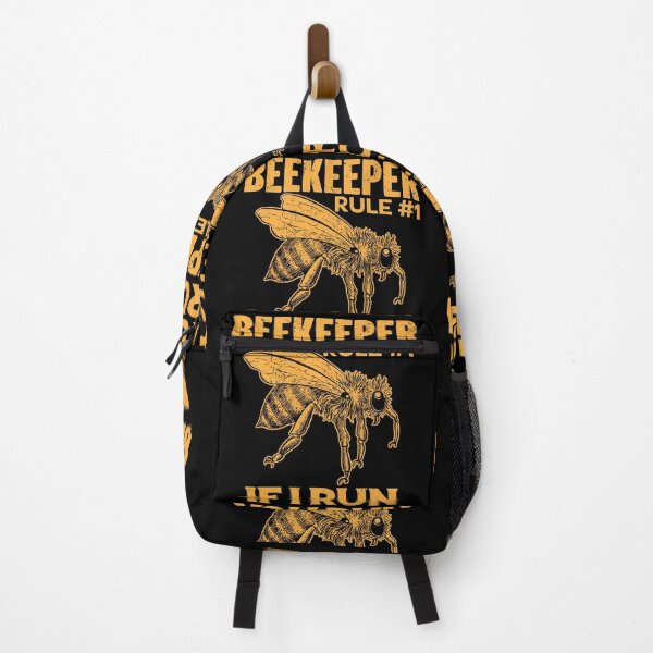 Item preview, Beekeeper If I Run You Run Bumble Bee Humour designed and sold by GravitiTees.