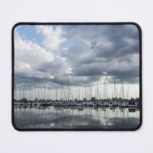 Item preview, Soft Silver - Reflecting on Boats and Clouds designed and sold by Georgia Mizuleva.