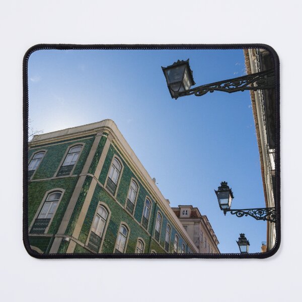 Item preview, Lisbon Architecture - Iridescent Azulejo Tiles and Antique Lanterns designed and sold by Georgia Mizuleva.