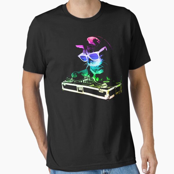 Artikel-Vorschau von HAUSKATZE (Rainbow DJ Kitty), designt und verkauft von ROBOTFACE .