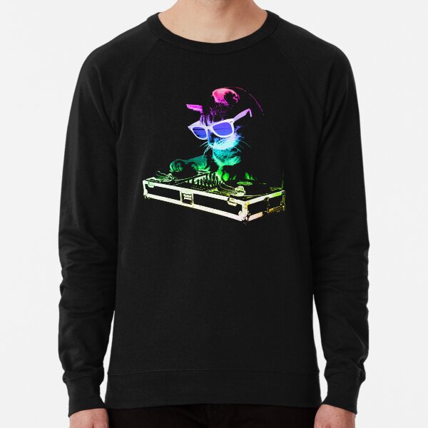 Item preview, HOUSE CAT (Rainbow DJ Kitty) designed and sold by ROBOTFACE .