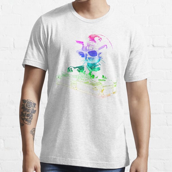 HOUSE CAT (Rainbow DJ Kitty) Essential T-Shirt