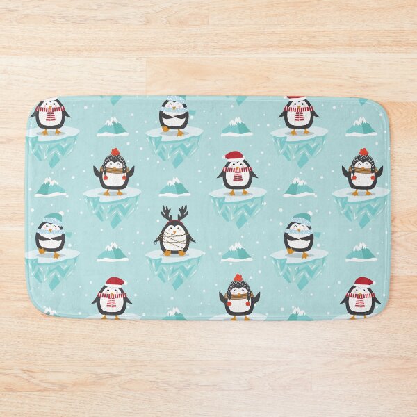 Item preview, Winter Vibes, Cute Christmas Penguin Pattern designed and sold by LiveAesthetic.