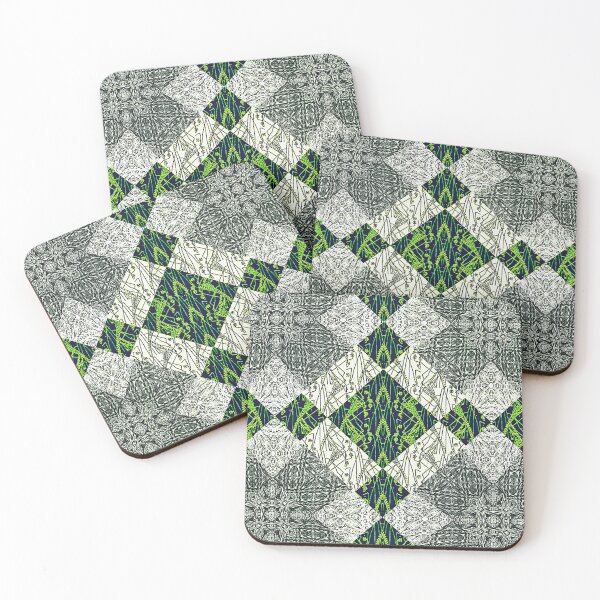 Item preview, The Afro-Chequered Tartan (Plaid Tile) designed and sold by amoribella-blue.