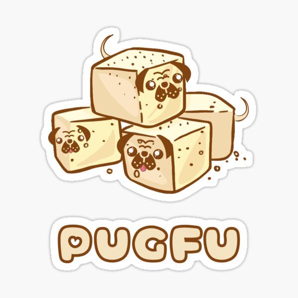 Pugfu Fun Sticker