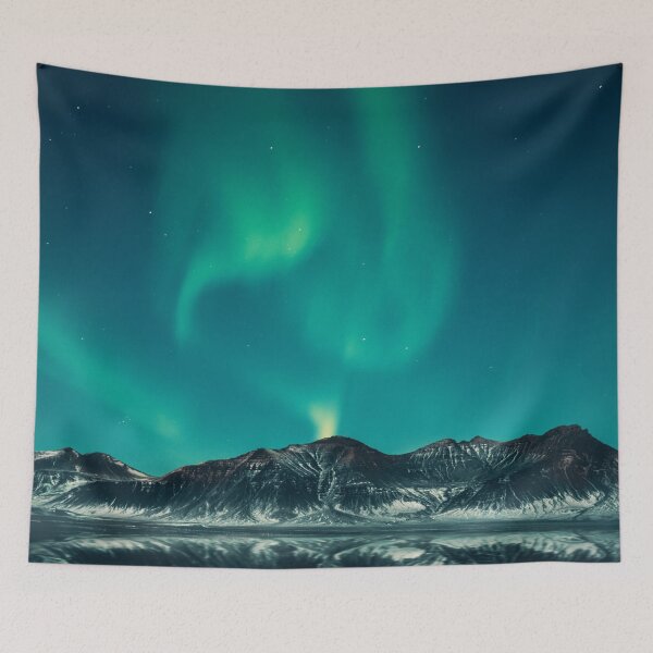 Item preview, Milky way through mountains - Charming sky designed and sold by Marie Young.