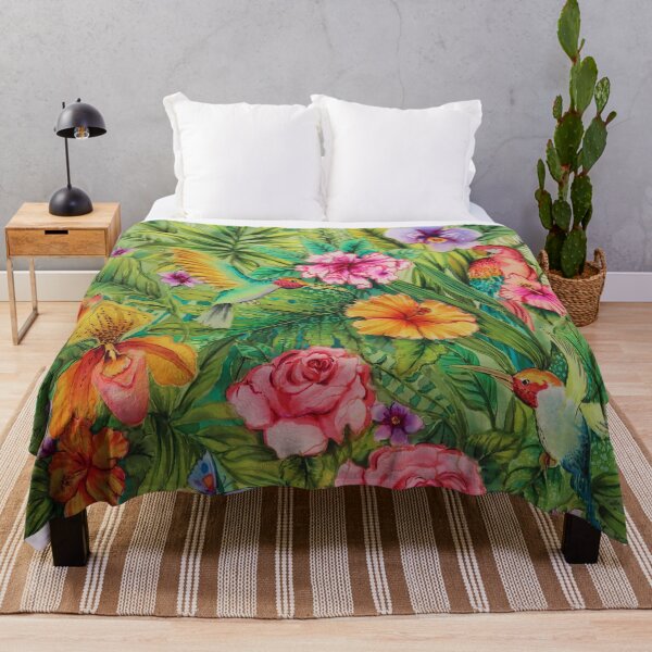 Item preview, Tropical birds in the Garden designed and sold by Leslie Rogers Todder.