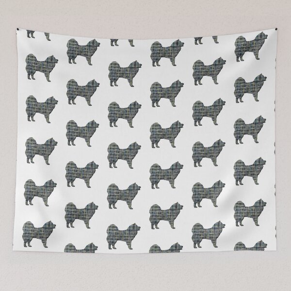 Item preview, I Love My Samoyed Grid Dog Silhouette  designed and sold by AMSonArt.
