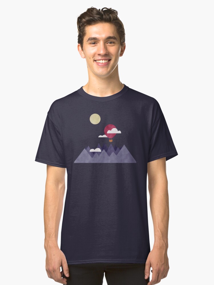 Alternate view of Moon Sailing Classic T-Shirt