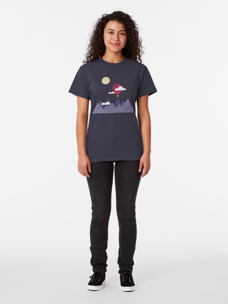 Alternate view of Moon Sailing Classic T-Shirt
