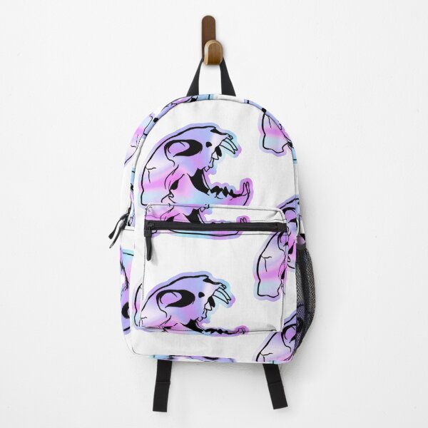 Item preview, Dinosaur skull with purple and blue tones designed and sold by Cata-mcd.