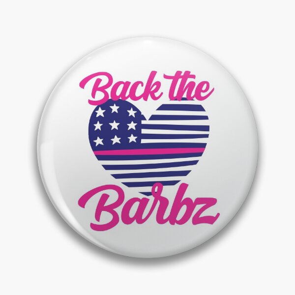 Item preview, Back The Barbz Flag Love Barbs Loyal Fan Heart designed and sold by gkao.