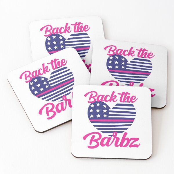 Item preview, Back The Barbz Flag Love Barbs Loyal Fan Heart designed and sold by gkao.