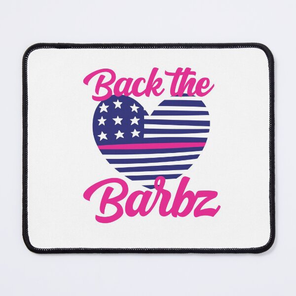Item preview, Back The Barbz Flag Love Barbs Loyal Fan Heart designed and sold by gkao.
