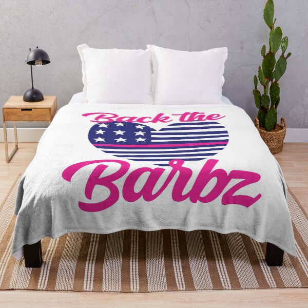 Item preview, Back The Barbz Flag Love Barbs Loyal Fan Heart designed and sold by gkao.