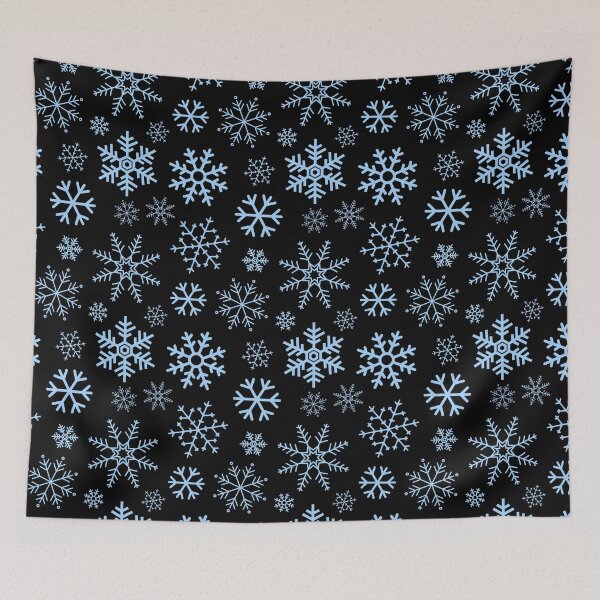 Item preview, Blue Winter Simple Snowflake Pattern designed and sold by JABG-01.