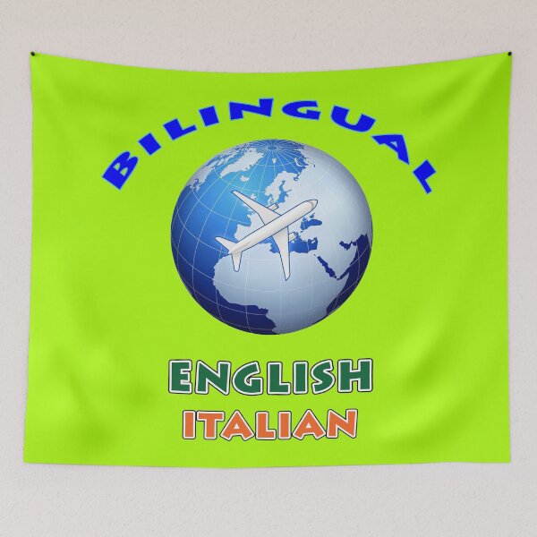 Artikelvorschau, Zweisprachig Englisch Italienisch entworfen und verkauft von janraydesigns.