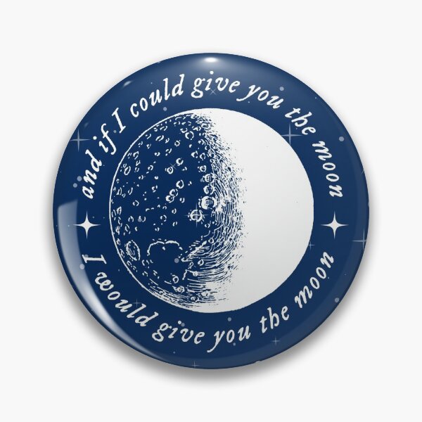 Moon Song, Phoebe Bridgers (navy blue) Pin