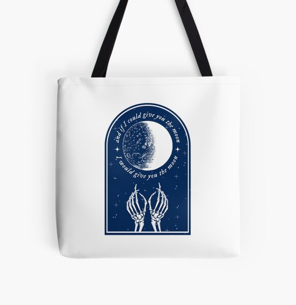 Moon Song, Phoebe Bridgers (navy blue) All Over Print Tote Bag