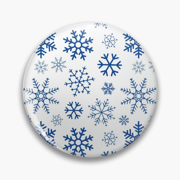 Item preview, Blue Winter Simple Snowflake Pattern designed and sold by JABG-01.