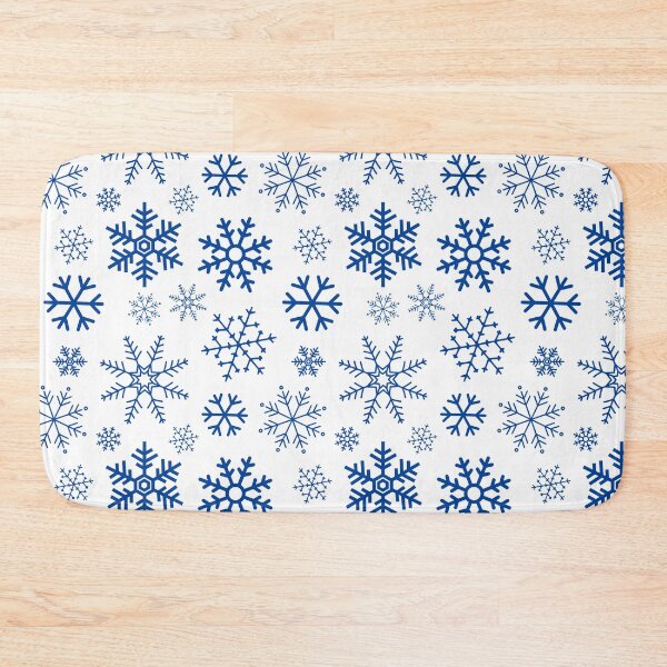 Item preview, Blue Winter Simple Snowflake Pattern designed and sold by JABG-01.
