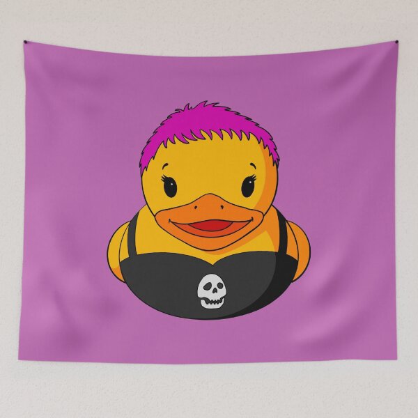 Item preview, Goth Girl Rubber Duck designed and sold by Alisha Ober Designs.