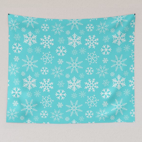 Item preview, Blue Winter Simple Snowflake Pattern designed and sold by JABG-01.