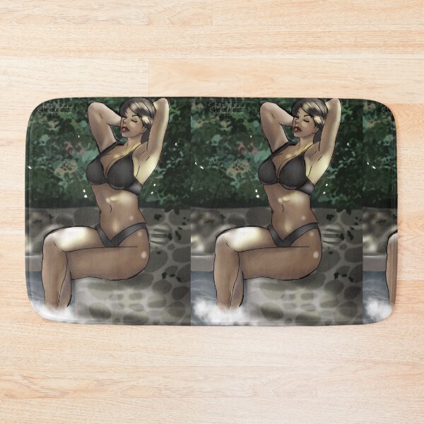 Item preview, Girl Sitting at the Poolside designed and sold by ArtofFall3n.