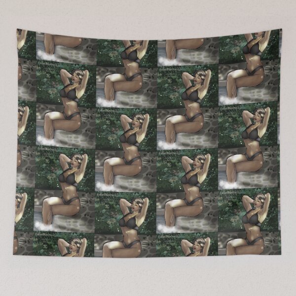 Item preview, Girl Sitting at the Poolside designed and sold by ArtofFall3n.